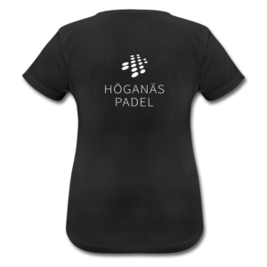 Funktions T-shirt Dam - Svart (tryck på rygg)